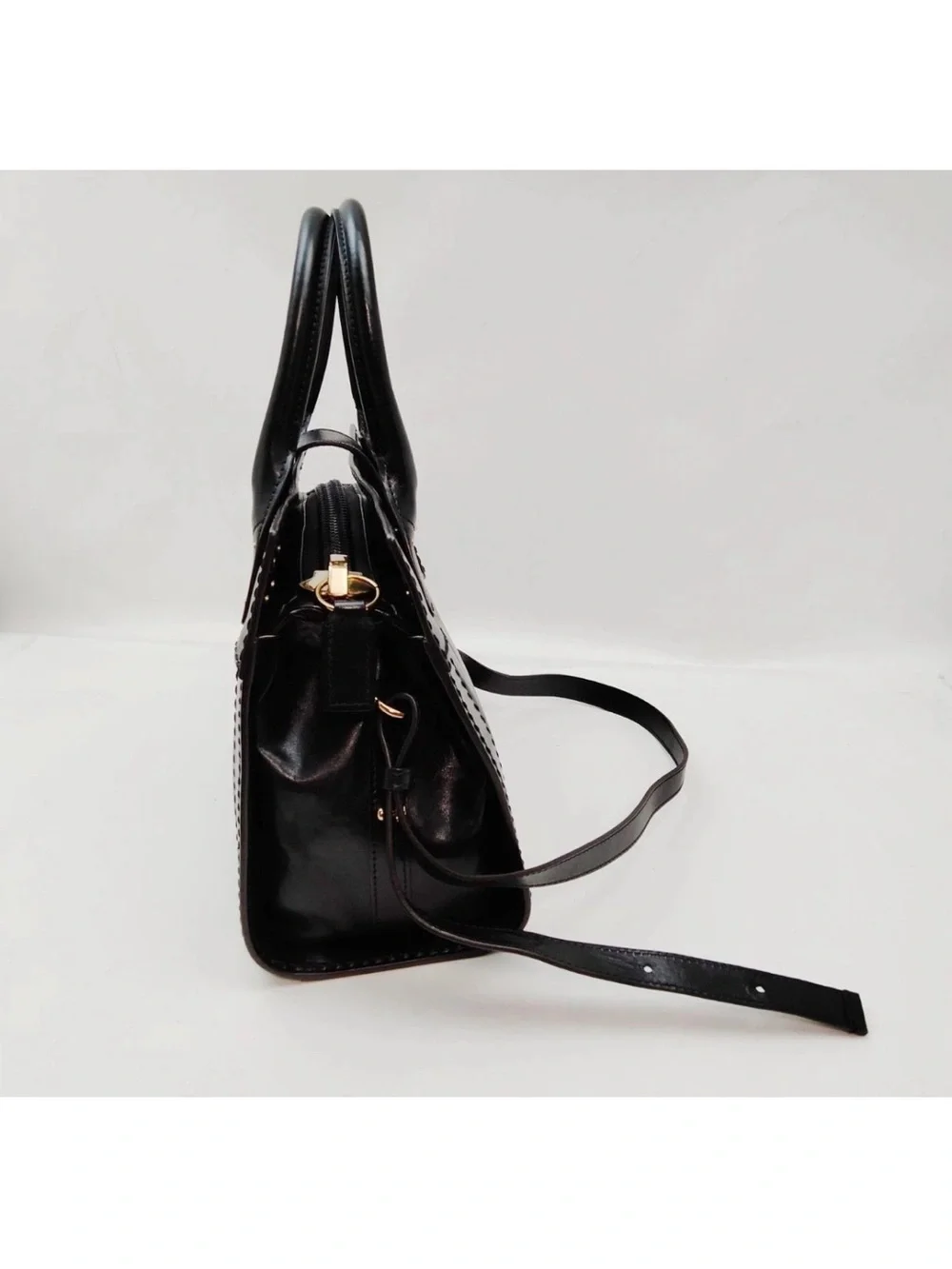 Black Leather Chloe Bag